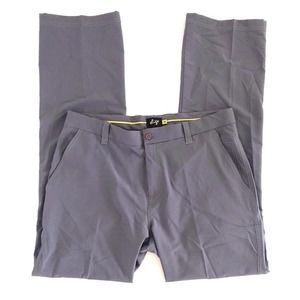 Sligo | Casual Golf Trouser Mens Size 34 Gray Straight Leg Stretch